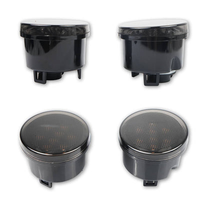 Solidspare 7" LED Headlights Fog Lights Turn Tail Lamp Combo For 07-18 Jeep Wrangler JK