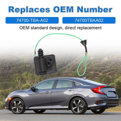 Solidspare Fuel Lid Actuator Gas Door Assembly Fit For 2016-2021 Honda Civic 74700TBAA02