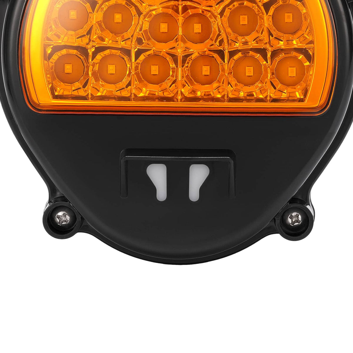 Solid Spare 2PCS LED Front Amber Turn Signal Parking lights For Humvee M35 M998 #12422957