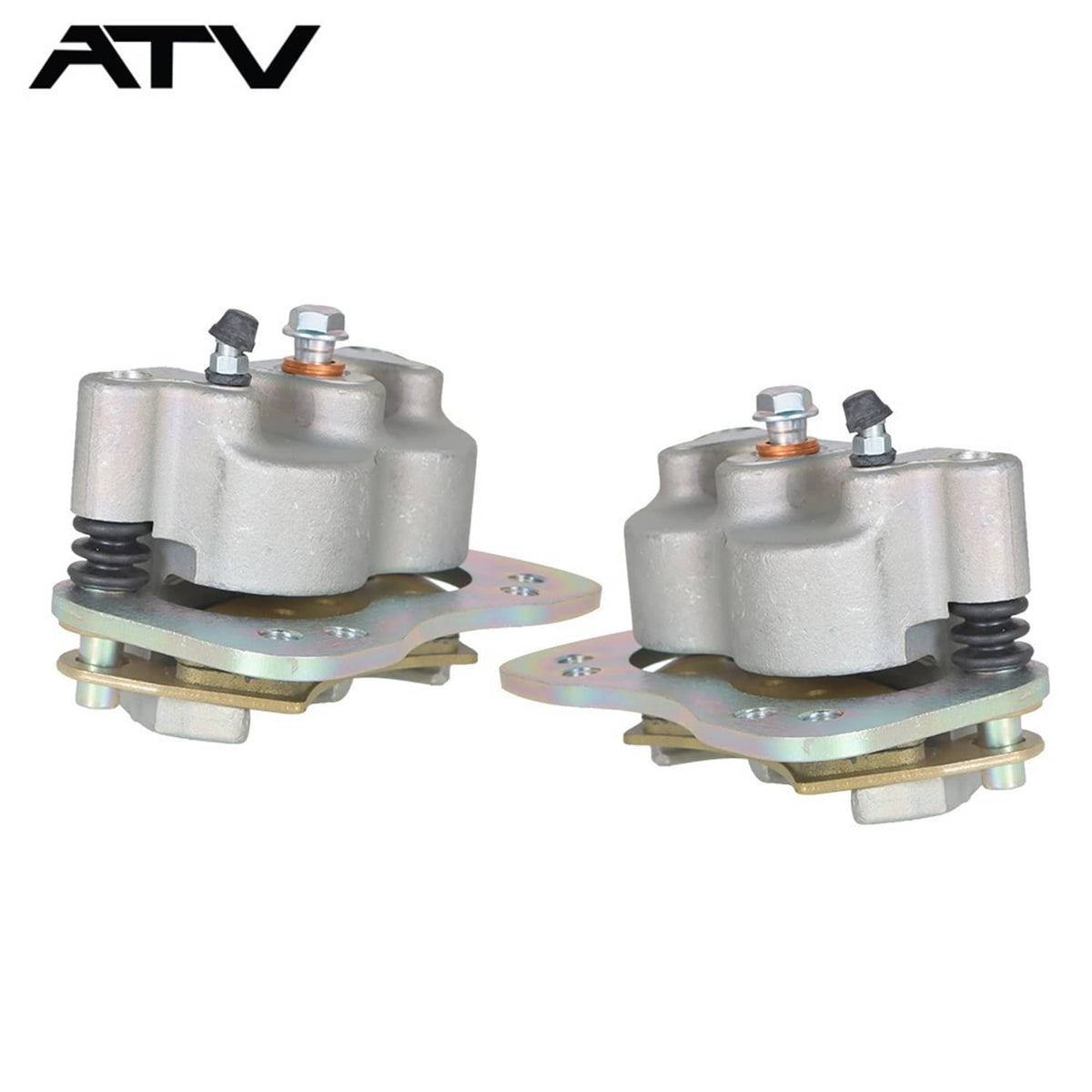 Solidspare Rear Left Right Brake Calipers & Pads For Polaris Ranger Crew 800 900 1000 XP US
