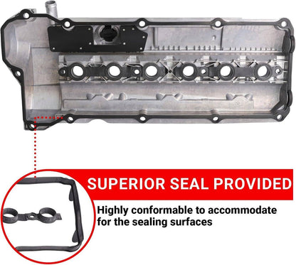 Solidspare Aluminum Valve Cover for 1996-00 BMW E36 E39 323is 328is 528i M3 Z3 11121703341