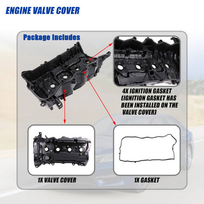 Solidspare Engine Valve Cover For Honda Accord 2013-2017 CR-V 2015-2019 L4 2.4L WITH Gasket