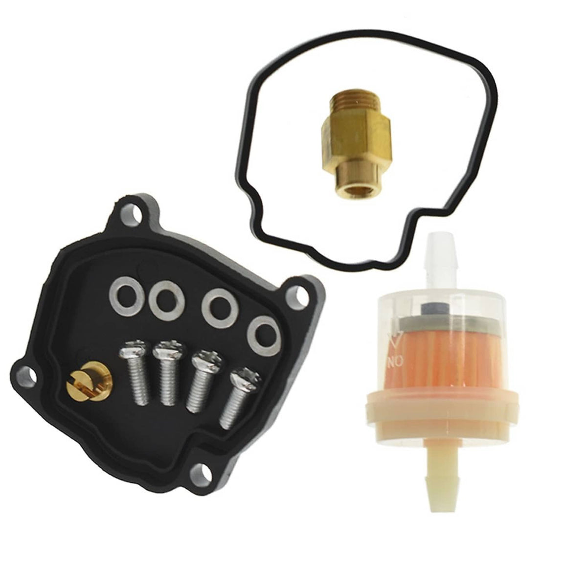 Solidspare Carburetor Fit For 2011-2014 Polaris Sportsman 400 HO & Intake Manifold Boot