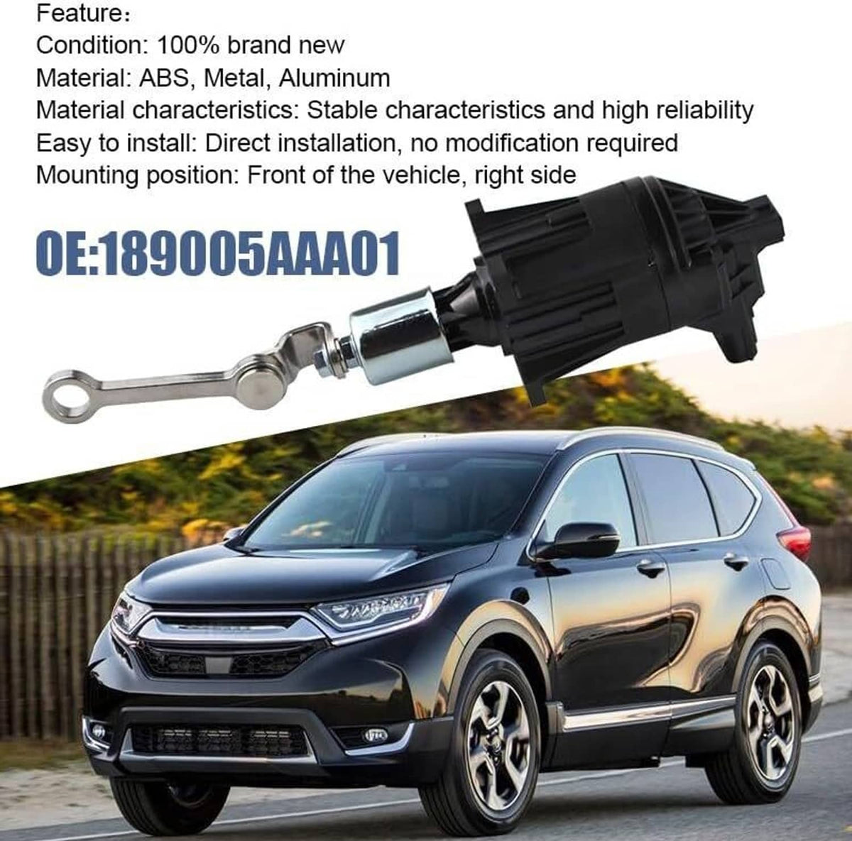 Solidspare New Turbo Charger Solenoid Wastegate Valve Actuator For 2017-2021 Honda CR-V