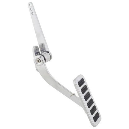 Solidspare Universal Street Hot Rat Rod Aluminum Gas Pedal Firewall Mount Throttle Polished