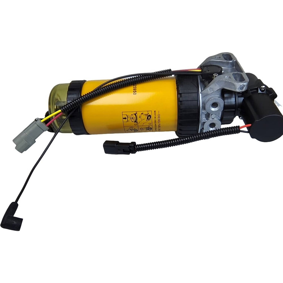 Solid Spare 12V 320/A7046 Fuel Lift Pump Fuel Filter Assembly For JCB Loader 3CX 4CX 6TST