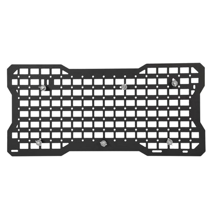 Solid Spare For Jeep Wrangler JK 07-22 Aluminium Tailgate Tactical Molle Panel W/Storage Bag