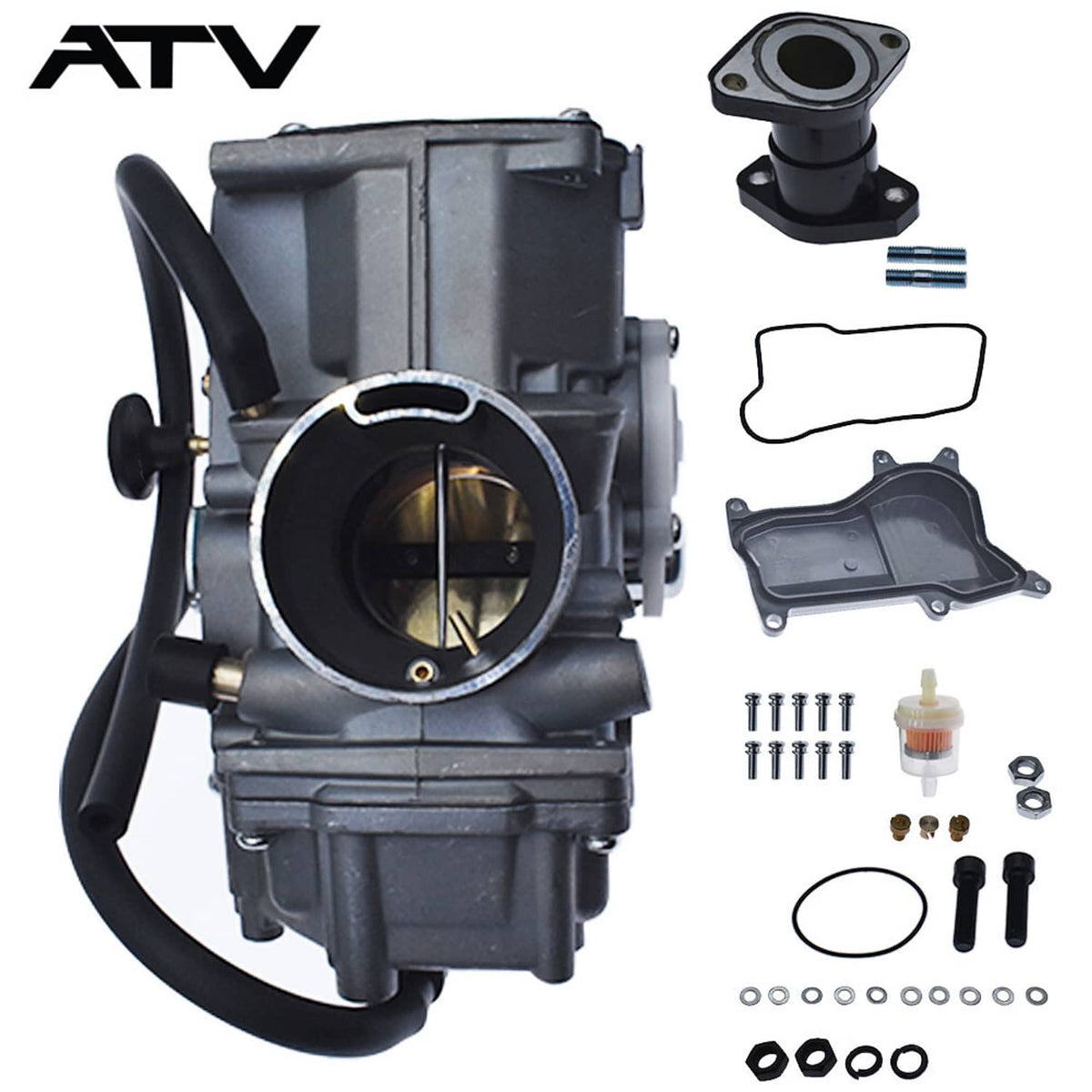 Solidspare Carburetor Fit For Yamaha Kodiak 400 YFM 400 4x4 4WD ATV YFM400 1993 -1995