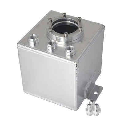 Solidspare 2L Billet High Flow Swirl Fuel Surge Pot Tank AN6 for 044 External Fuel Pump