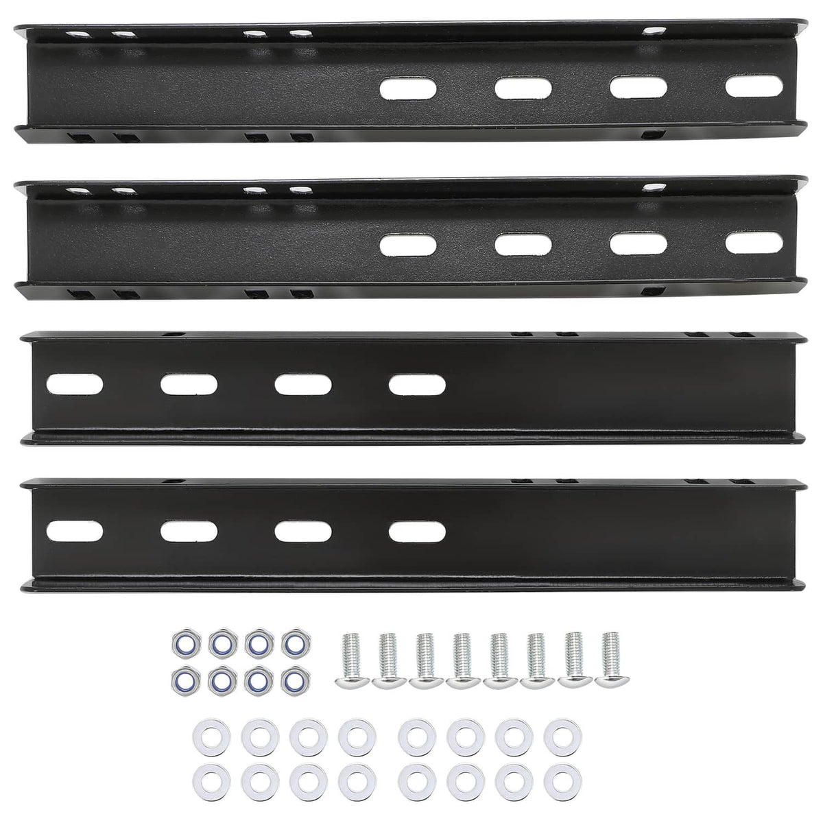 Solidspare 2PCS 12" Trailer Fenders w/Steps Wheels Tires Skirt Boat Gray Single Axle 300LBS