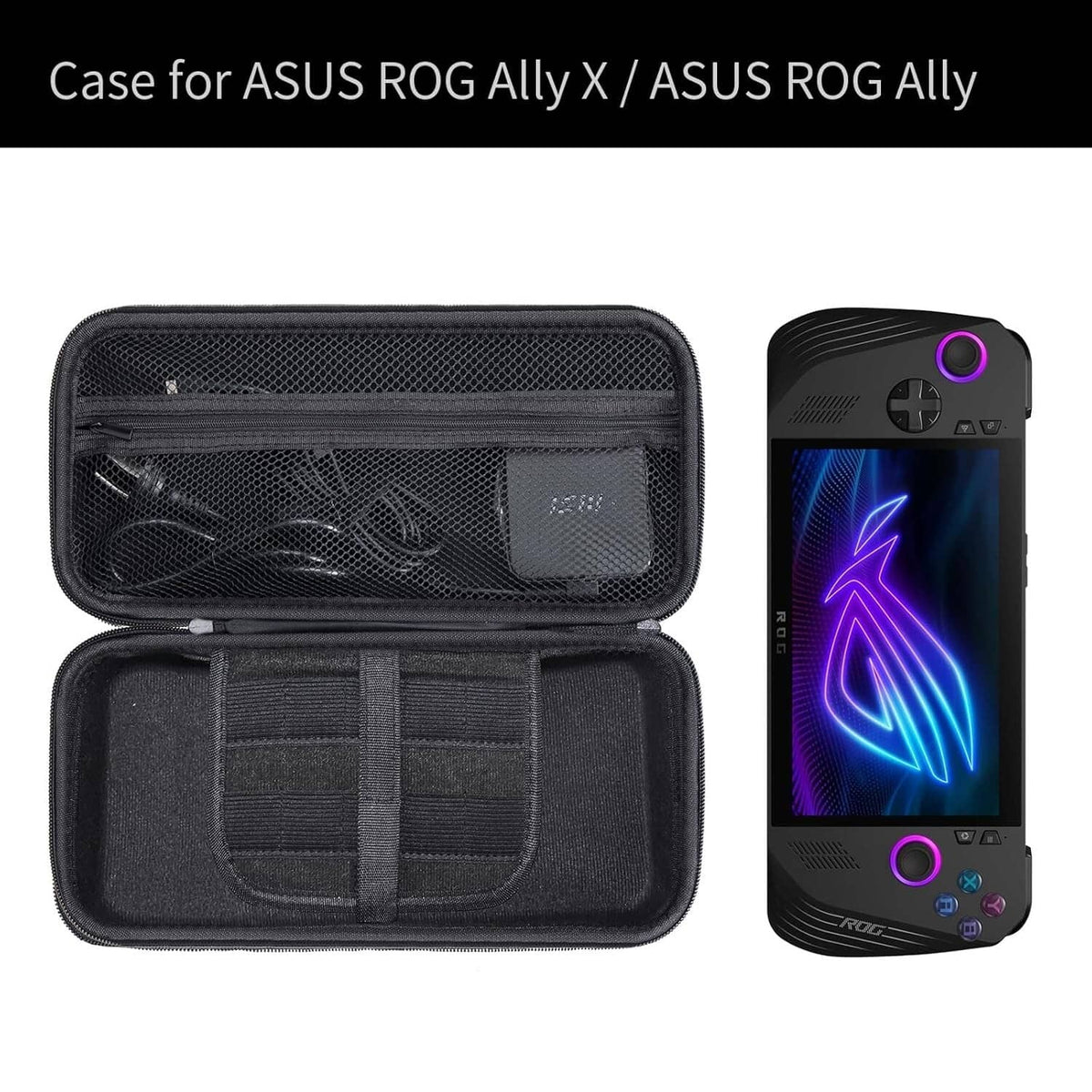 Solid Spare Hard Shell Carrying Case for ASUS ROG Ally Console Protective Cover Accessories
