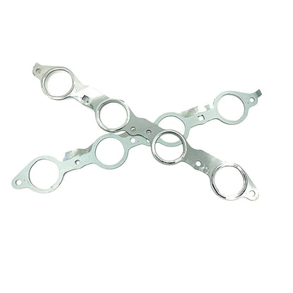 Solidspare NEW LS MLS Manifold Header Gasket Pair W/Bolts For LS1 4.8 5.3 5.7 6.0 6.2L