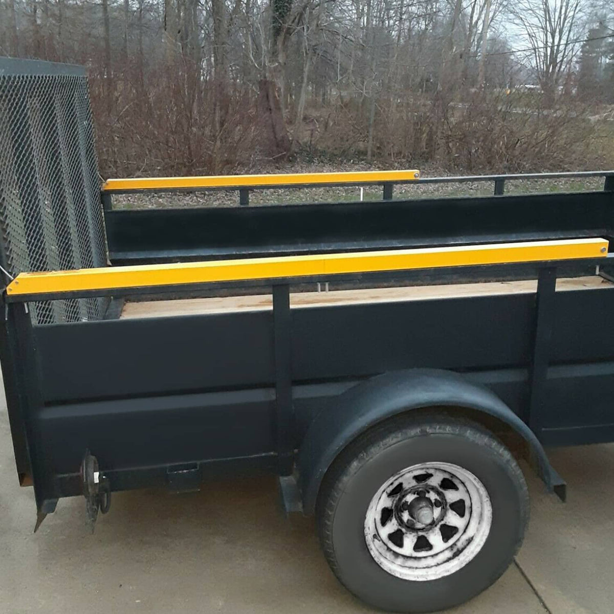 Solidspare 350 lbs L&R Tailgate Utility Trailer Gate & Ramp Lift Assist System 2 x 2 x 72 L