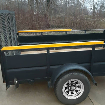 Solidspare 350 lbs L&R Tailgate Utility Trailer Gate & Ramp Lift Assist System 2 x 2 x 72 L