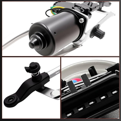 Solidspare Front Windshield Wiper Linkage & Motor Assembly For Jeep Wrangler JK 2007-2018