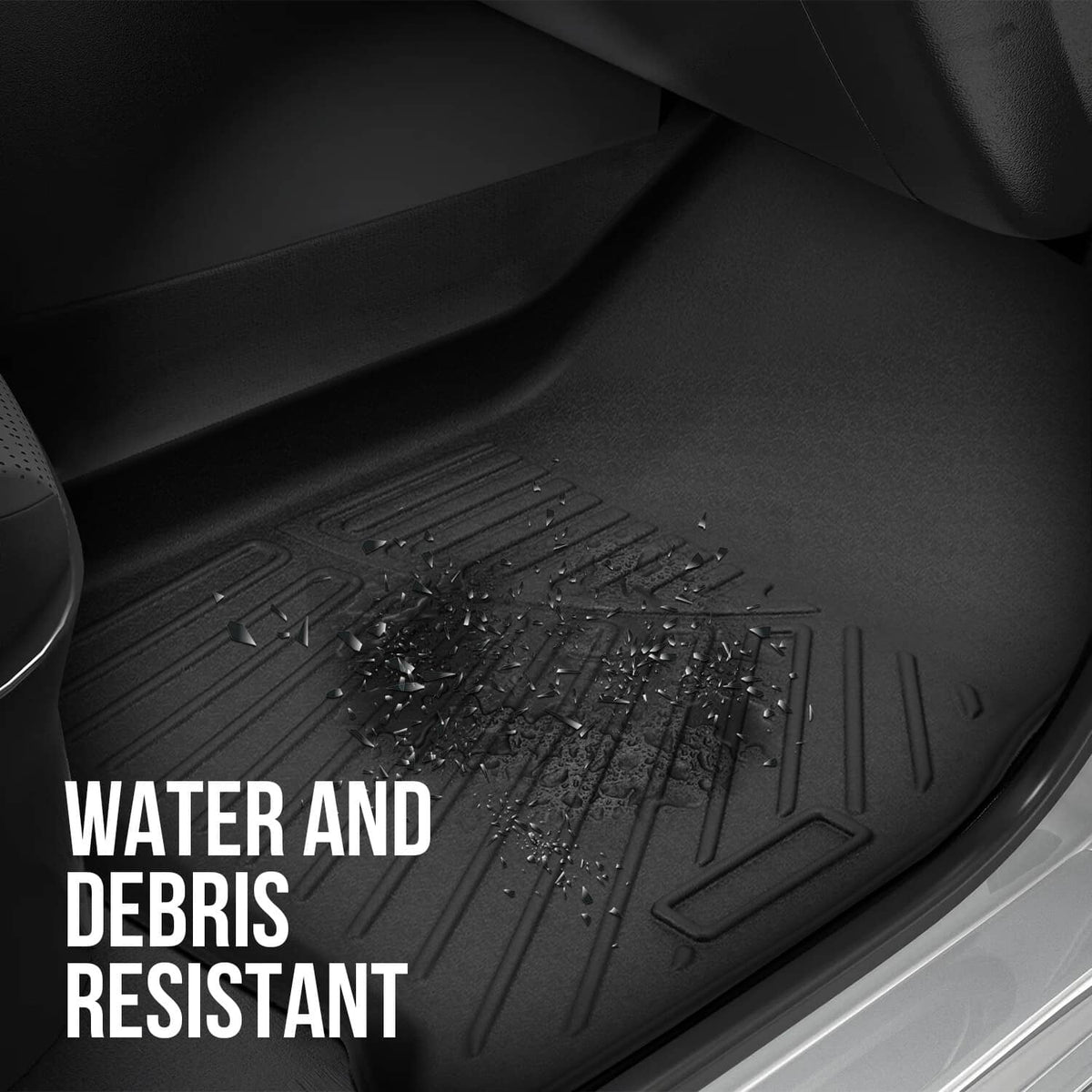 Solidspare All Weather Floor Mats Cargo Liners Carpet for 2018-25 Chevrolet Traverse 7 Seat