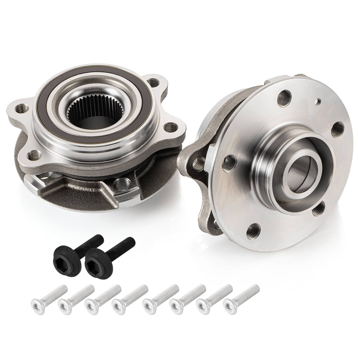 Solidspare 2 Front or Rear Wheel Hub Bearings Assembly for Audi A4 A5 A6 A7 A8 Q5 S4 513301