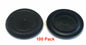 100 Black Rubber 1-1/4 Inch FLUSH MOUNT HOLE PLUG - Sheet Metal Auto Body Panel