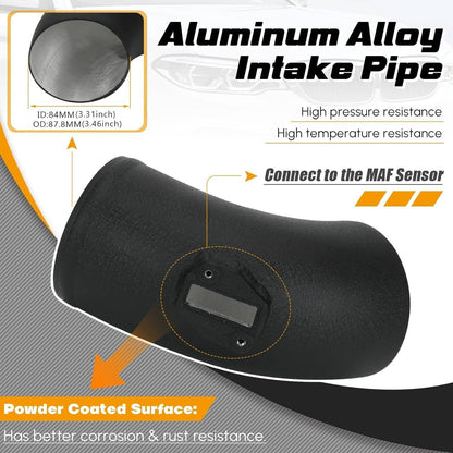 Solidspare 4" Cold Air Intake System Kit w/Black Filter For 2019+ BMW M340i G20 G21 B58 3.0