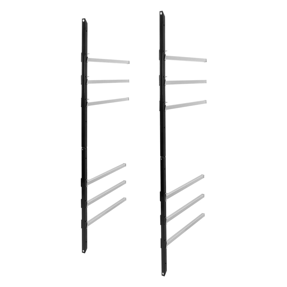 Solid Spare Wall Mounting Bumper Stand - Auto Body Paint Stand Rack w/ 6 Removable Arms