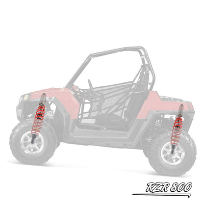 Solidspare Front + Rear Air Shocks Absorbers For Polaris RZR S 800 / RZR 800 S EFI 09-14