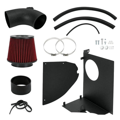 Solidspare 4" Cold Air Intake System Kit + Red Filter For BMW 2019+ M340i G20 G21 B58 3.0L