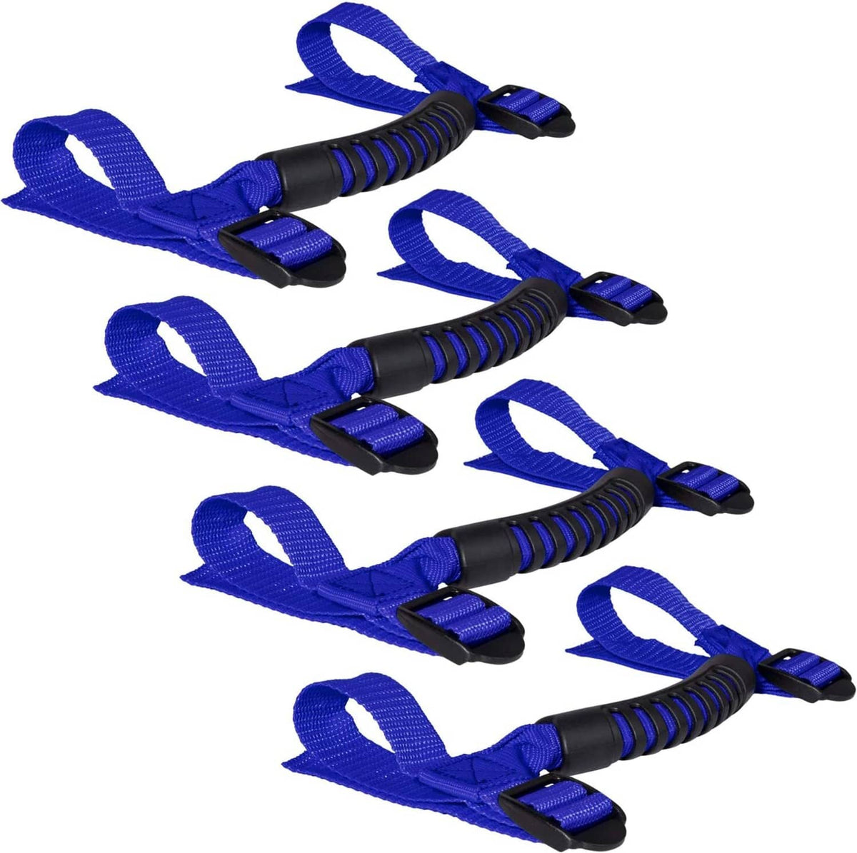 Solid Spare 4Pcs Blue Roll Bar Grab Handles Grip Handle for Jeep Wrangler TJ JK JL 1955-2022