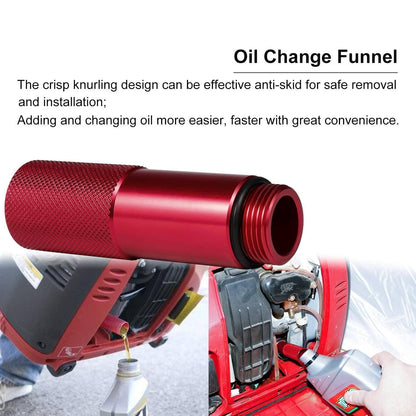 Solid Spare Extended Gas Cap,Oil Change Funnel,Magnetic Dipstick For Honda Generator EU2200i