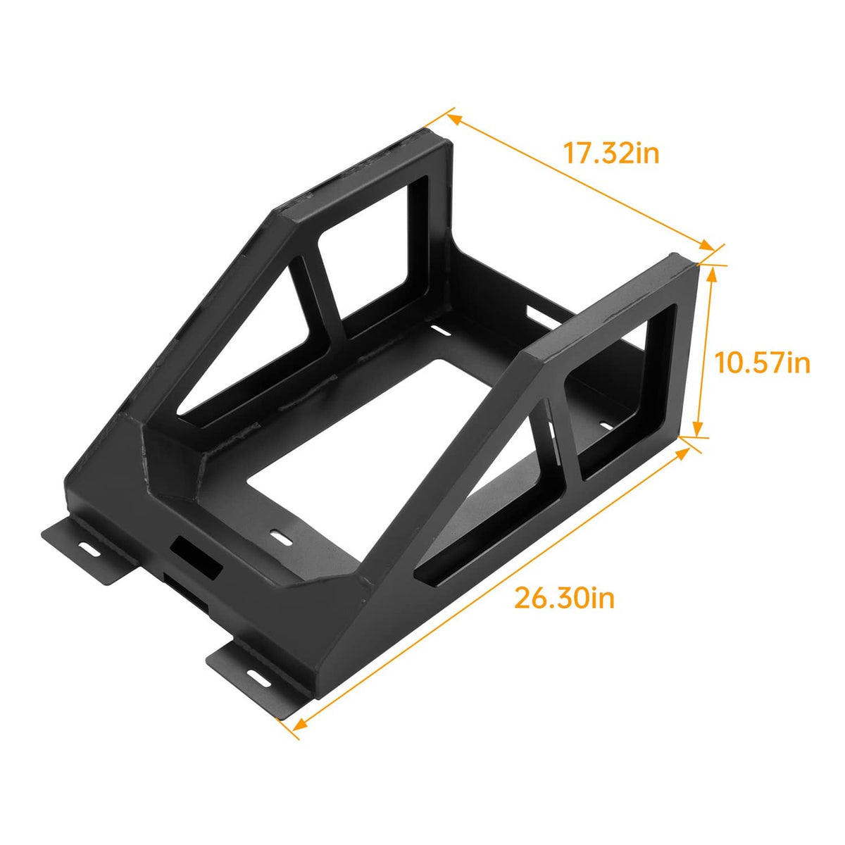 Solid Spare Bed Mount Spare Tire Carrier Universal Multiple Makes Models Fits Tires 33"- 40"