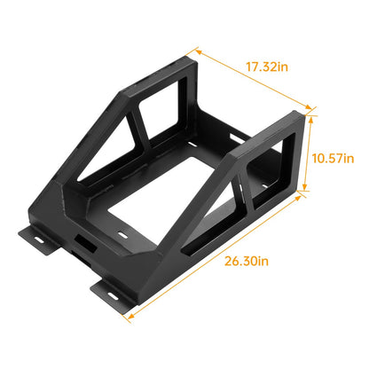 Solid Spare Bed Mount Spare Tire Carrier Universal Multiple Makes Models Fits Tires 33"- 40"