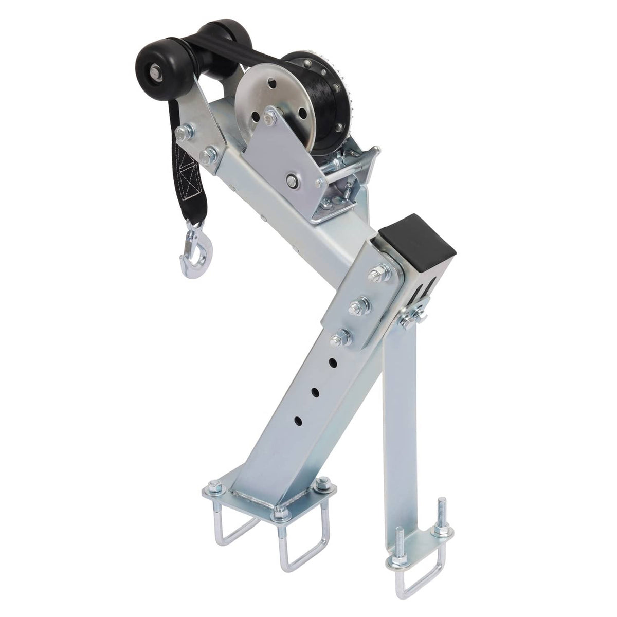 Solidspare Adjustable Sturdy Steel For Heavy Capacity Winch Stand 1400lbs Winch Galvanized