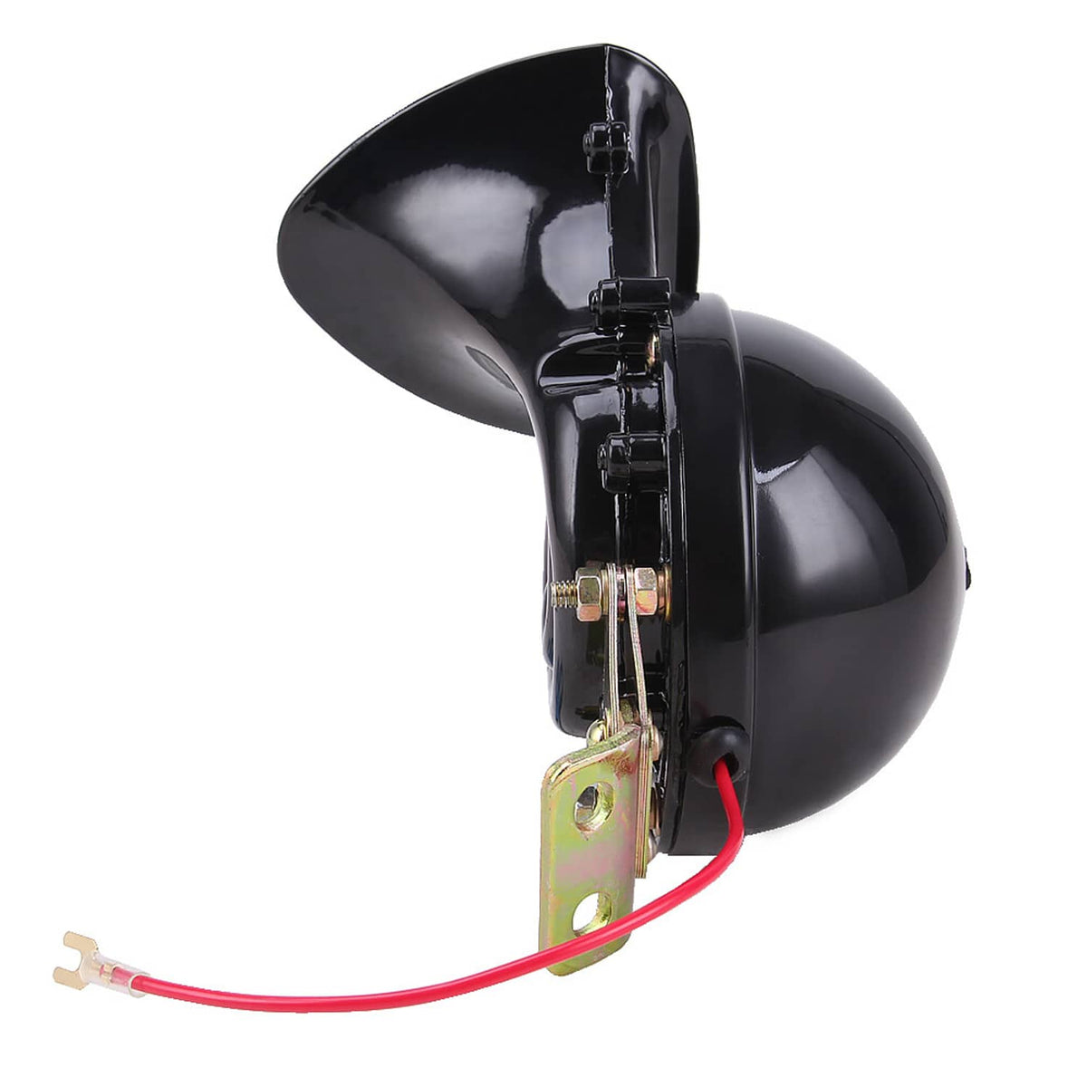Solidspare 2x Electric Super Loud Air Snail Single Horn Car Truck Lorry SUV Boat Universal