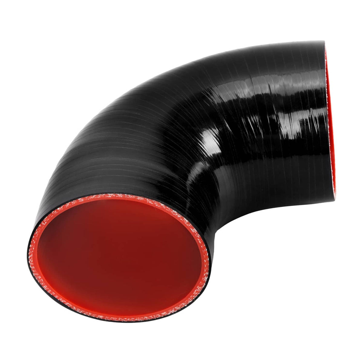 Solidspare 3" inch 90 Degree 76mm Elbow Silicone Hose/Intake/Intercooler Pipe Turbo Coupler