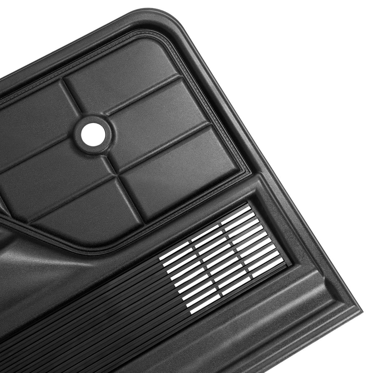 Solid Spare Fit 73-79 Ford F-100 F-150 F-250/ 78-79 Ford Bronco Interior Door Panels Black