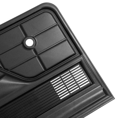 Solid Spare Fit 73-79 Ford F-100 F-150 F-250/ 78-79 Ford Bronco Interior Door Panels Black