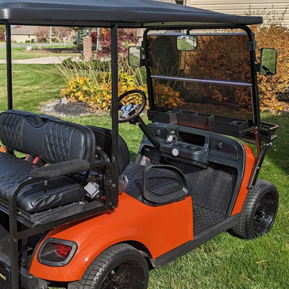 Solidspare For EZGO TXT 2014-UP Golf Cart Fold Down Folding Tinted Windshield Windscreen