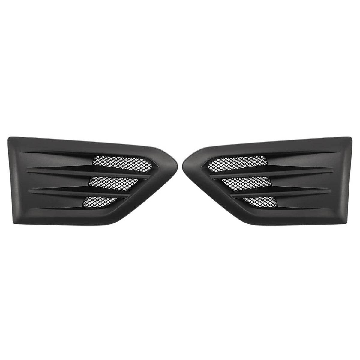 Solid Spare Pair of Fender Air Vent For Ford Ranger 2019-2023 USA Built Matte Black