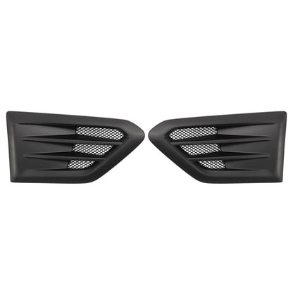 Solid Spare Pair of Fender Air Vent For Ford Ranger 2019-2023 USA Built Matte Black