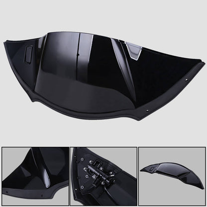 Solidspare Vivid Black Top Air Duct Piece Cover Fairing Cover for Harley Road Glide 2015 UP