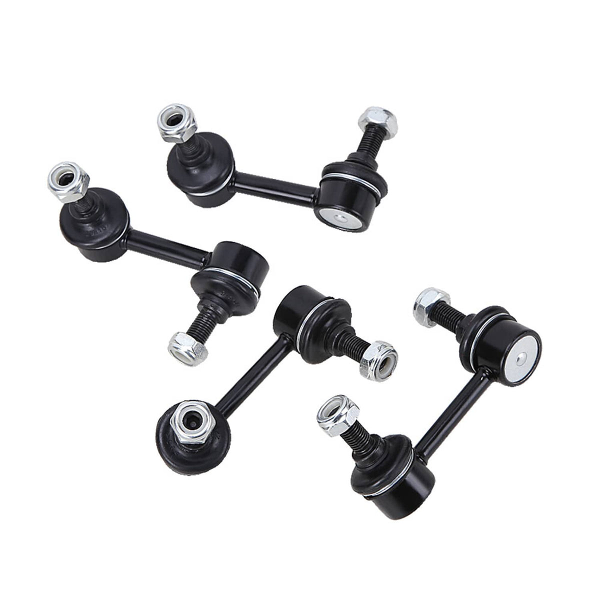 Solidspare Front Lower Control Arms Ball Joint Sway Bars Tie Rods For 2006-11 Honda Civic