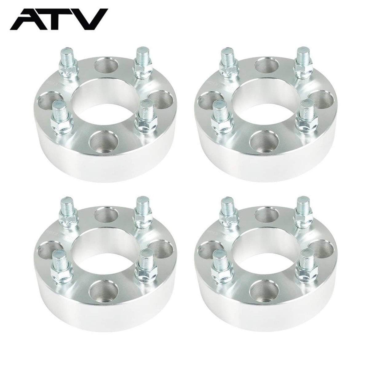Solidspare 4pcs 1.5" Wheel Spacers For Golf Carts  Go Go Club Cars 4×4 4×101.6 1/2"×20