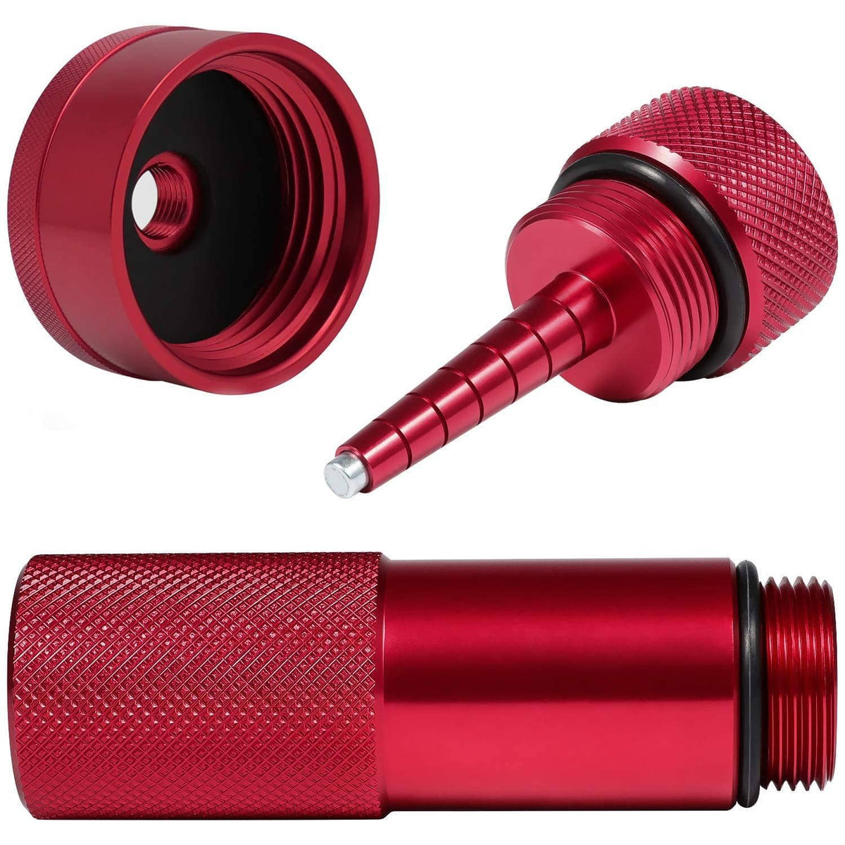 Solid Spare Extended Gas Cap,Oil Change Funnel,Magnetic Dipstick For Honda Generator EU2200i
