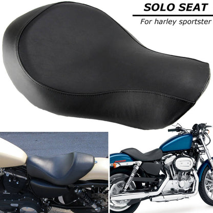 Solidspare Front Rider Driver Solo Seat For Harley Sportster XL 883 1200 Custom 48 72 04-19