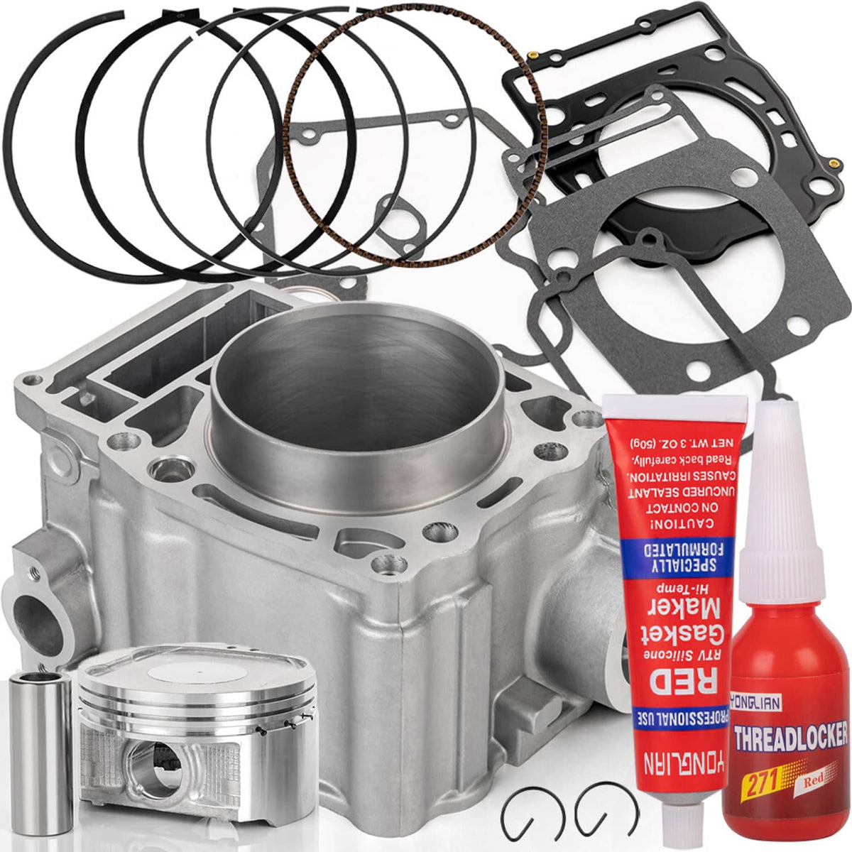 Solidspare Cylinder Piston Engine Rebuild Top End Kit For Polaris Sportsman 500 1996-2013
