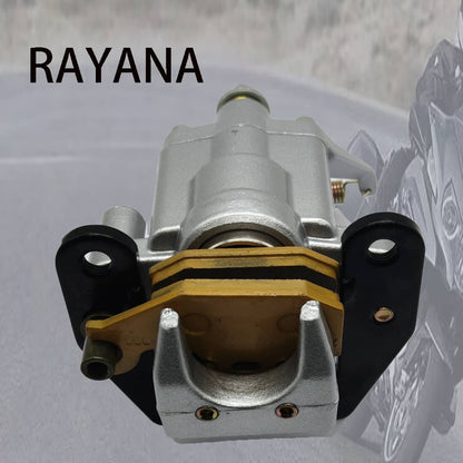 Solidspare US Rear Brake Caliper W/Pads for Yamaha Rhino 450 YXR450 4X4 2006 2007 2008 2009