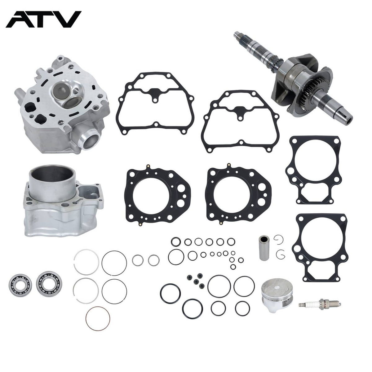 Solidspare For Honda TRX420 2009-24 Cylinder head Repair Kit Crankshaft Bearing Rebuild Kit