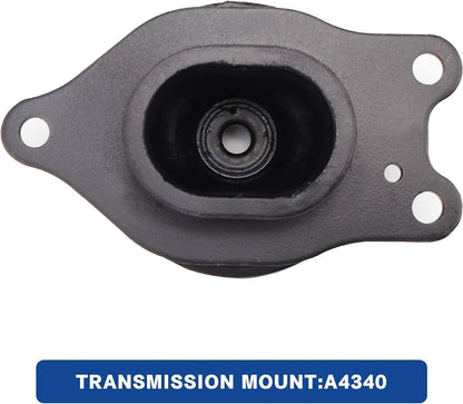 Solidspare Engine Motor Transmission Mount Kit For Nissan Altima 2007-2015 L4 2.5L Auto CVT