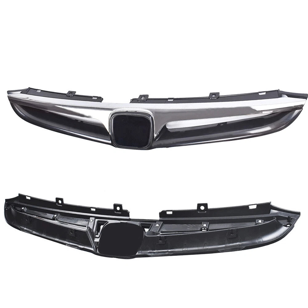 Fit 2006-2007 Honda Accord 4dr Sedan Front Bumper Chrome Grille Grill Assembly