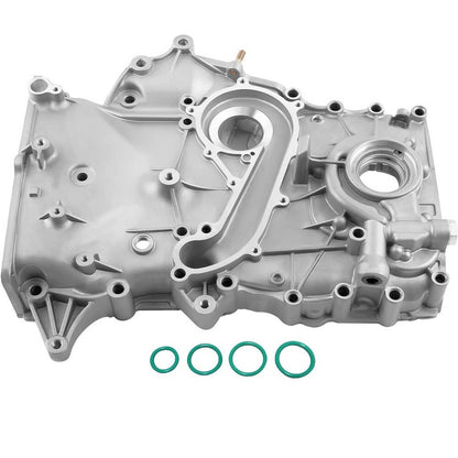 Solidspare Engine Timing Cover w/Oil Pump for 2005-15 Toyota Tacoma 16V DOHC L4 2TRFE 2.7L