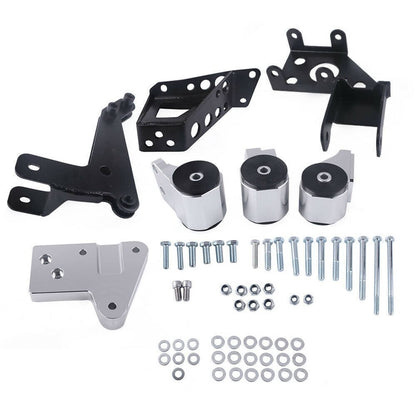 Solidspare Engine Mount Bracket for Honda Civic 92-95 EG K-Swap K20 K24 K-Series DC2 EG6 DC